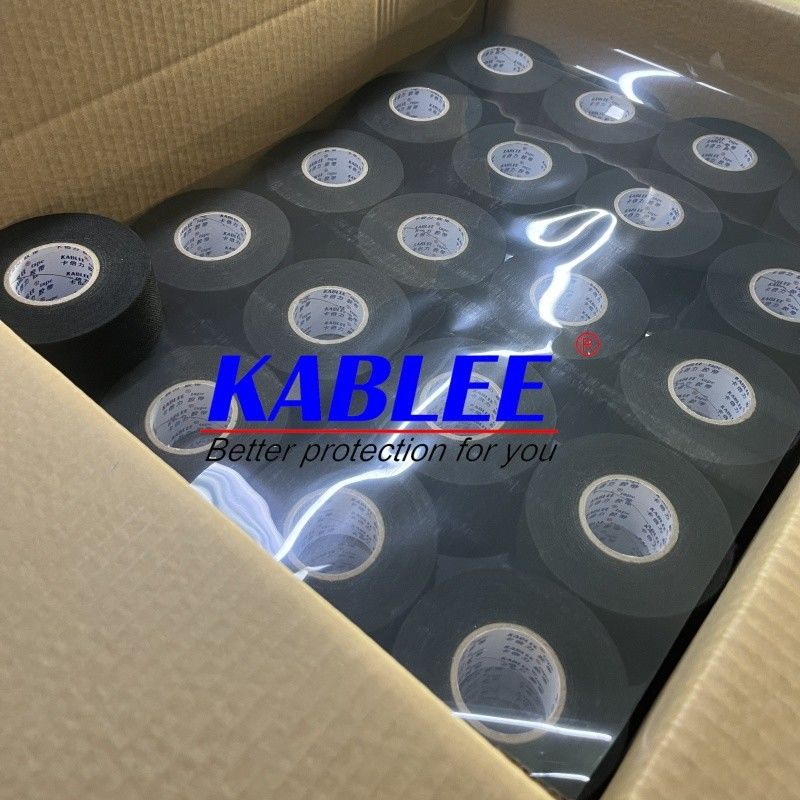 Чёрная полиэстерная лента из нетканой ткани для электрической изоляции и огнеупорности в автомобильной промышленности